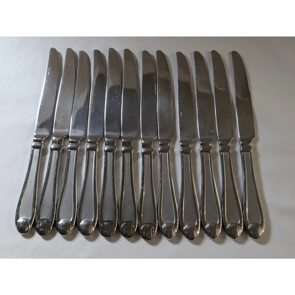 Oneida Silver Satin Garnet 18/10 Stainless Flatware Set 32 Random Pieces